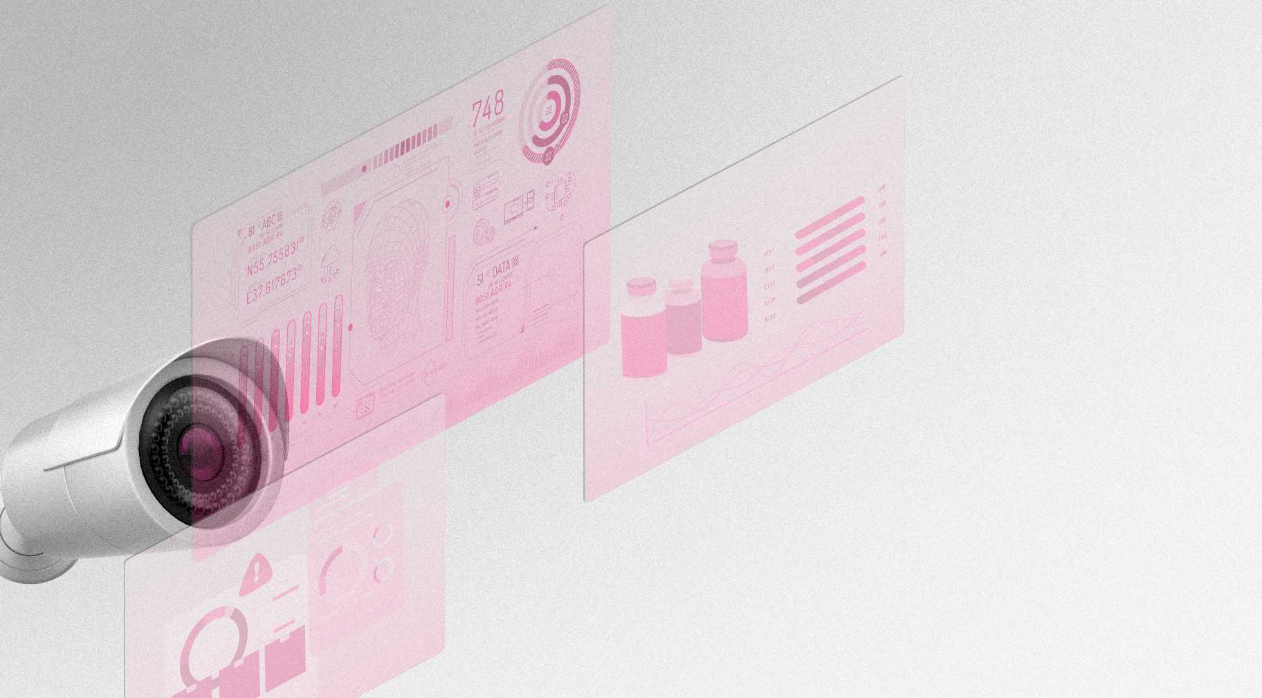 Fondo tecnológico utilizado en la sección principal de RecognizeMe, plataforma de análisis de imágenes y videos con inteligencia artificial de Praxis Tech Solutions